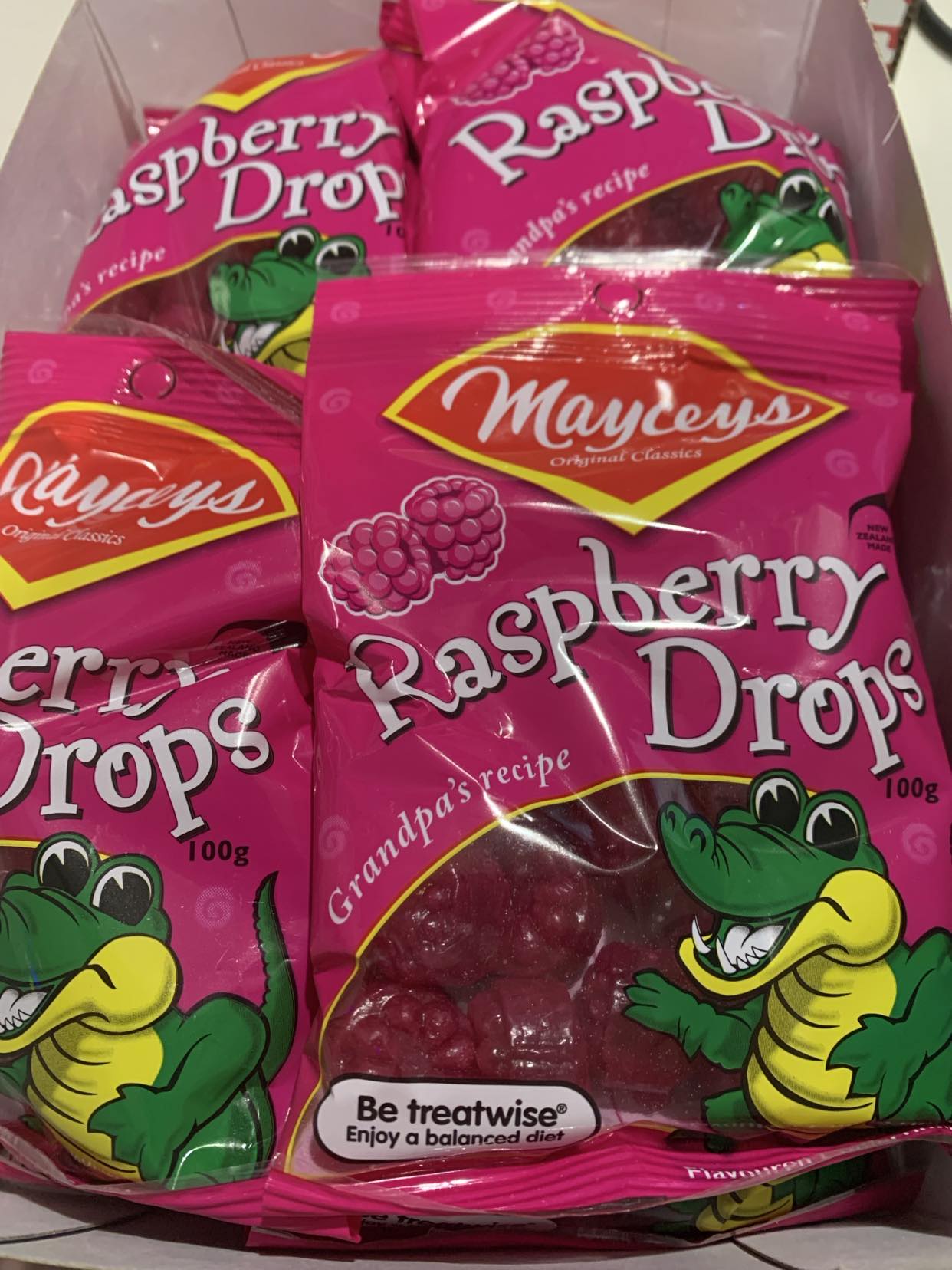 Mayceys Raspberry Drops