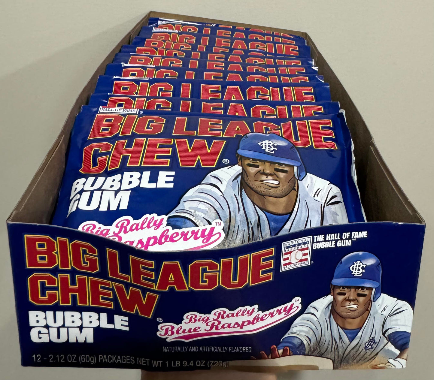 Big League Gum Blue Raspberry