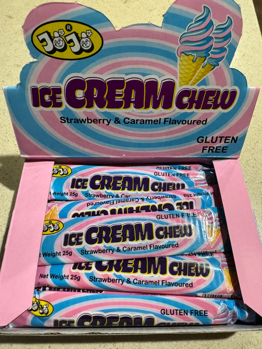 Ice cream chew bar