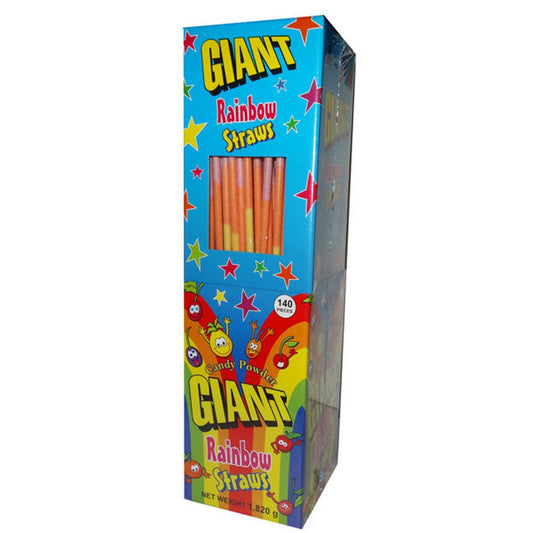 Giant Rainbow Straws